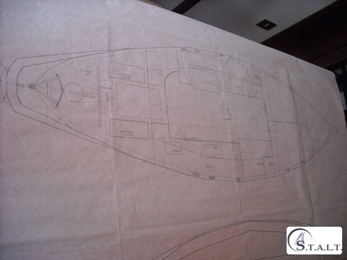 Realizzazione disegni e piani costruttivi per una barca a vela